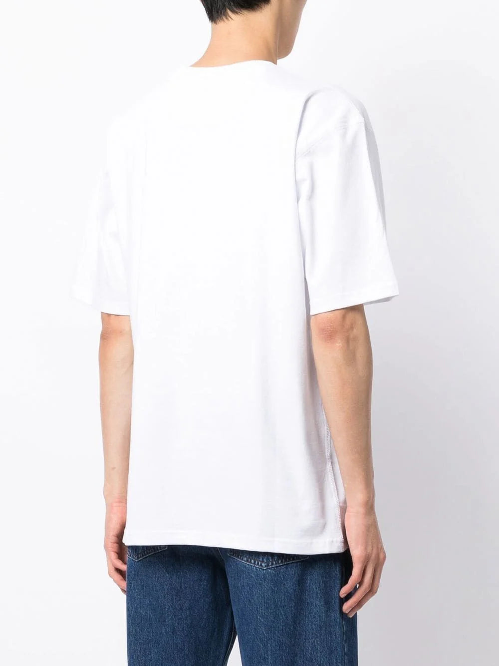 AHLUWALIA Nobody's Perfect print T-shirt White