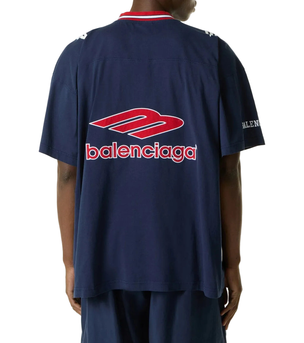 Balenciaga Logo oversized cotton jersey T-shirt
