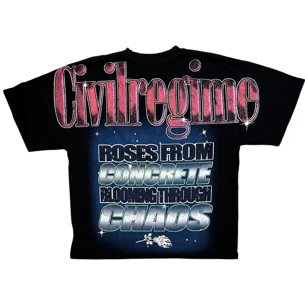 Civil Regime  Civil Regime X Rick and Morty Misfit Rick Oversized T-Shirt