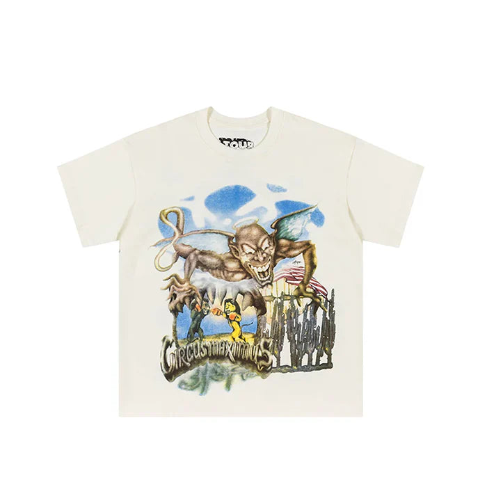 Travis Scott Utopia Circus Maximus Tour 3 Tee 'White'