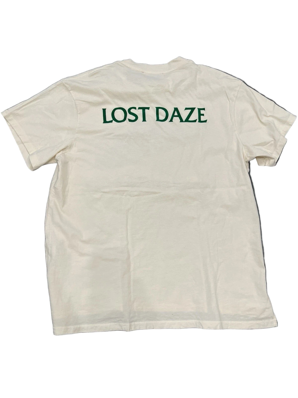 Lost Daze Men's White Vintage Going Nowhere Fast T-Shirt