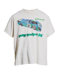 Lost Daze Men's White Vintage Going Nowhere Fast T-Shirt