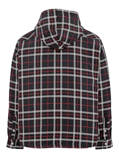 Marni Plaid Hooded Shirt Jacket