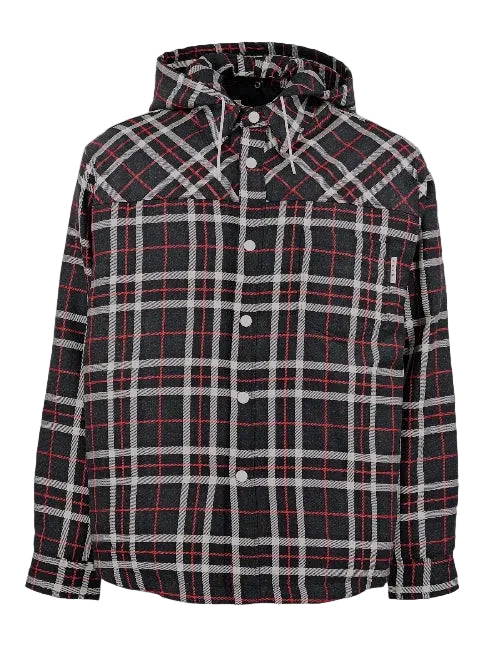 Marni Plaid Hooded Shirt Jacket