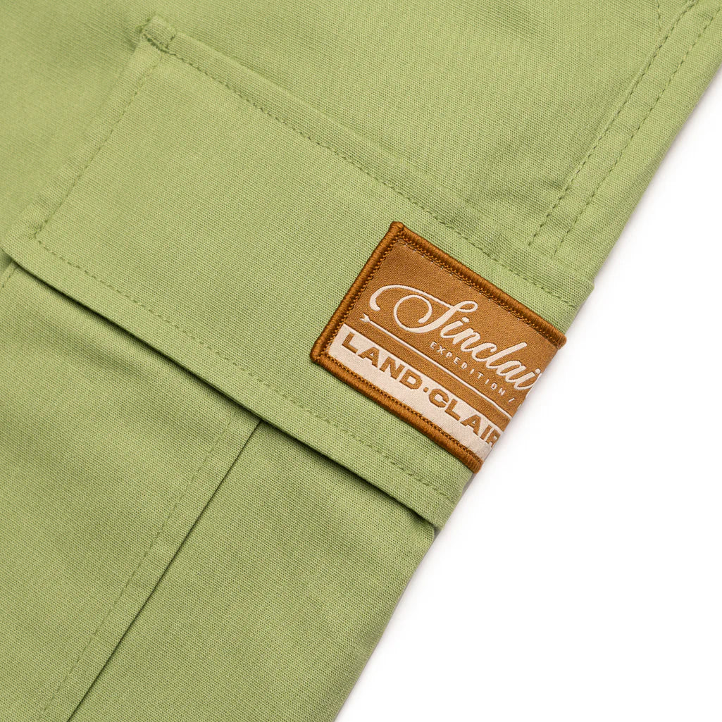 SINCLAIR CARGO OLIVE GREEN MEN'S CARGO PANTS