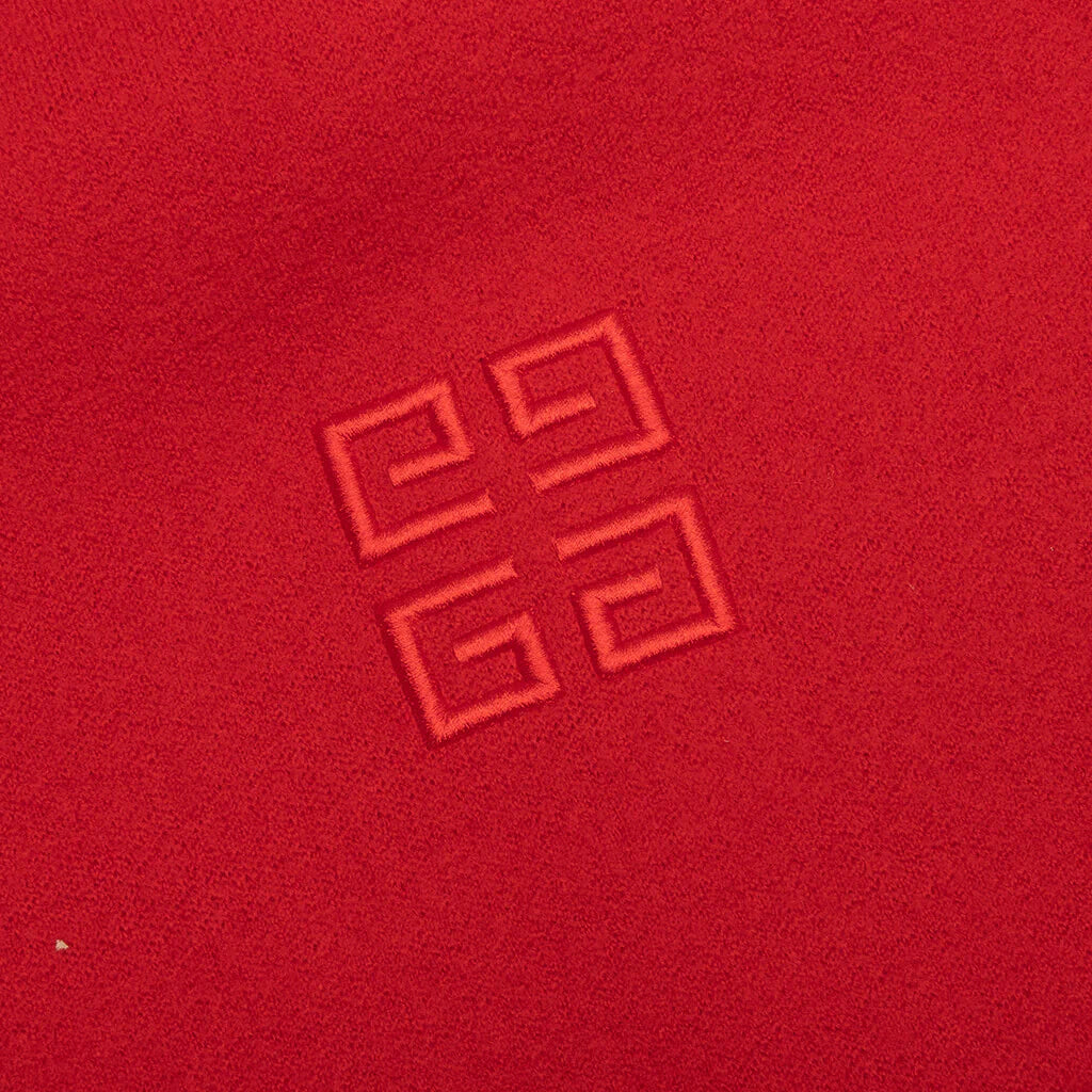 Givenchy Embroidered Varsity Jacket /Red