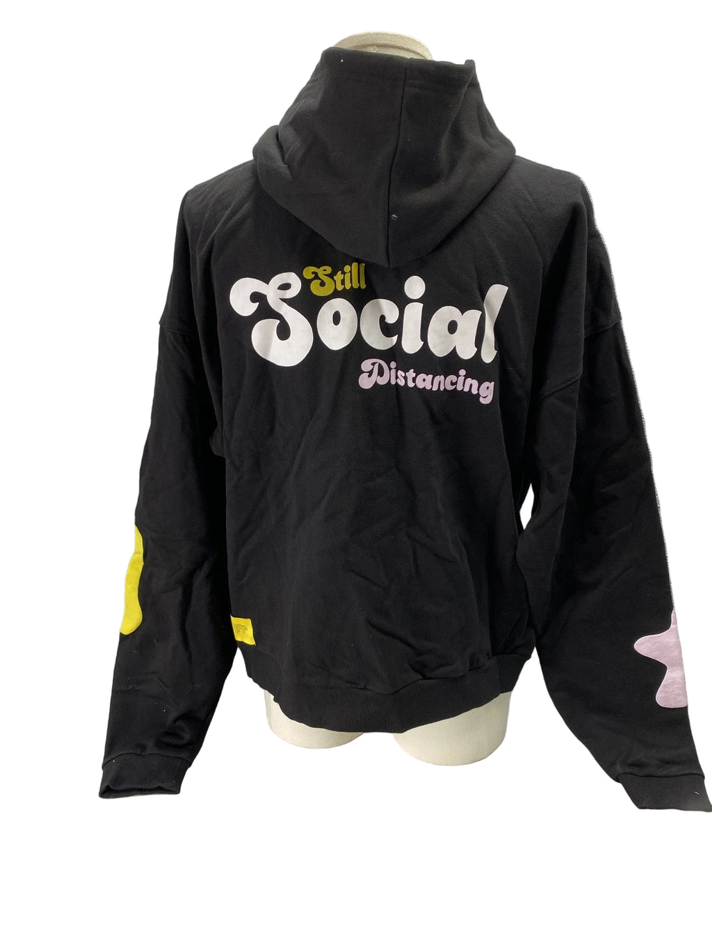 Homies From Paris Mens Still Social Distancing Soft Zip Up Hoodie
