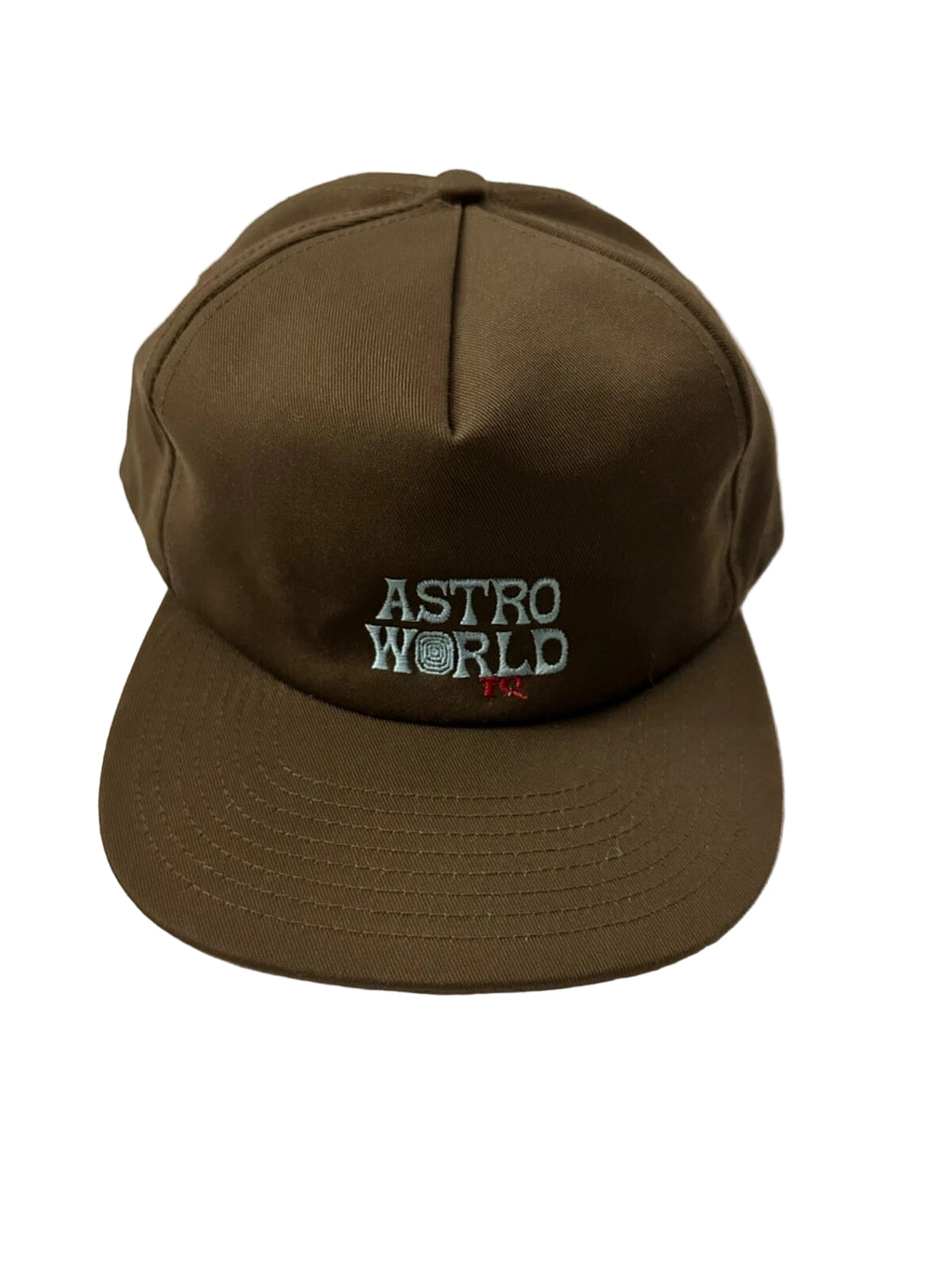 Travis Scott Astroworld Graphic Brown Baseball Cap